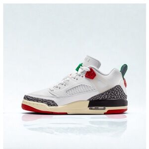 Nike Air Jordan Spizike GS White Cement Red Green FQ3950-109 Size 5.5Y New